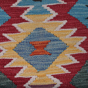 Handmade Turkish Design Wool Kilim Runner 1' 11" x 6' 7" - No. AL58203