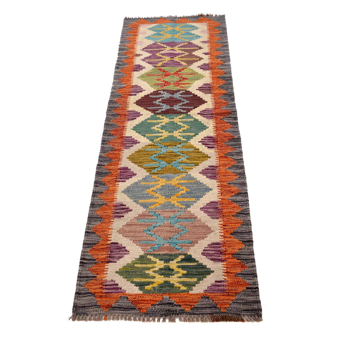 Handmade Vegetable Kilim Runner 1' 10" x 6' 5" - No. AL31683