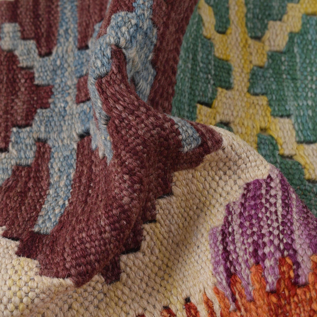 Handmade Vegetable Kilim Runner 1' 10" x 6' 5" - No. AL31683