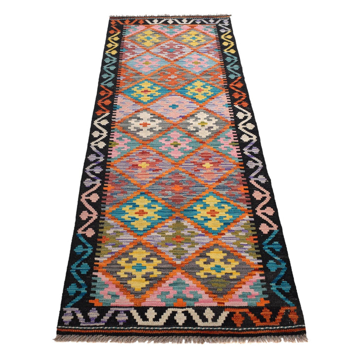 Handmade Vegetable Kilim Runner 2' 1" x 6' 7" - No. AL53342