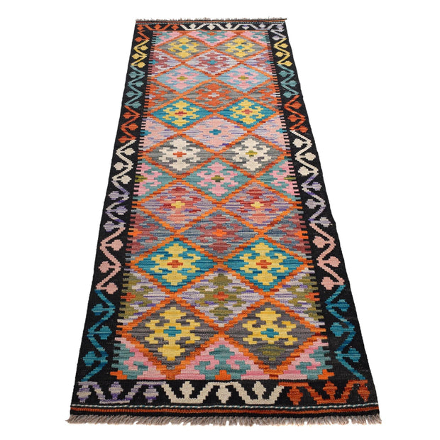 Handmade Vegetable Kilim Runner 2' 1" x 6' 7" - No. AL53342