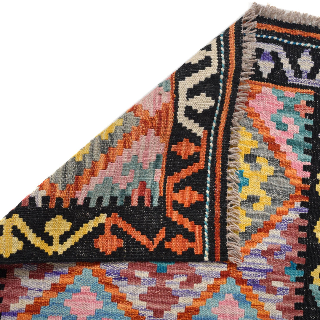 Handmade Vegetable Kilim Runner 2' 1" x 6' 7" - No. AL53342