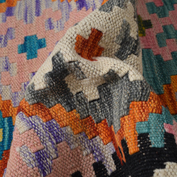 Handmade Vegetable Kilim Runner 2' 1" x 6' 7" - No. AL53342