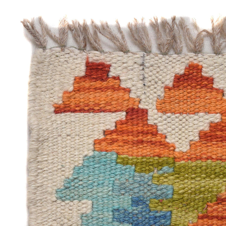 Handmade Turkish Design Wool Kilim Runner 2' 2" x 6' 3" - No. AL80481