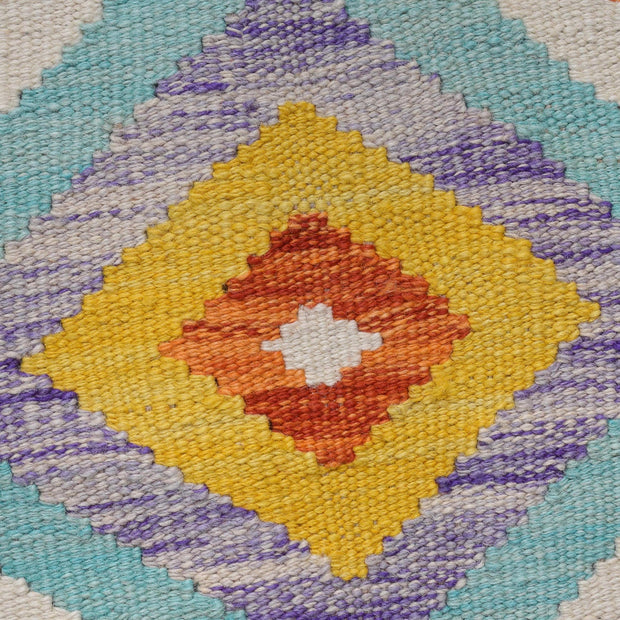 Handmade Turkish Design Wool Kilim Runner 2' 2" x 6' 3" - No. AL80481