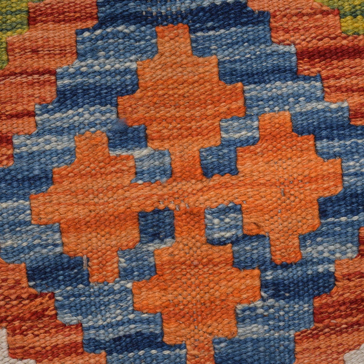 Hand Knotted Flatweave Kilim Runner 2' 8" x 6' 4" - No. AL49349