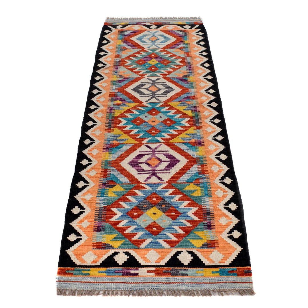 Short Chobi Kilim Runner 2' 0" x 6' 6" - No. AL47057