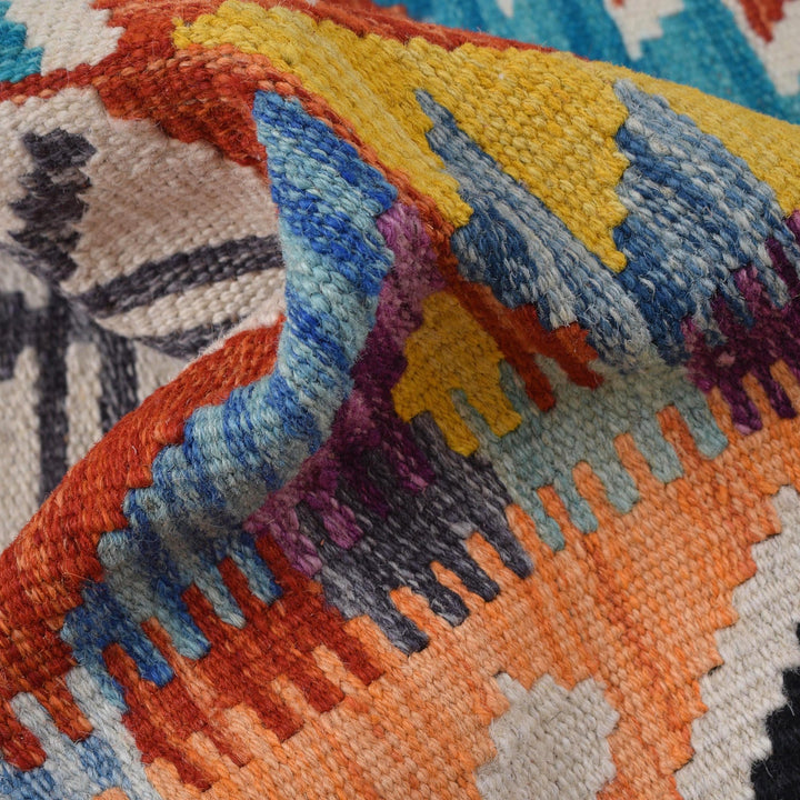 Short Chobi Kilim Runner 2' 0" x 6' 6" - No. AL47057