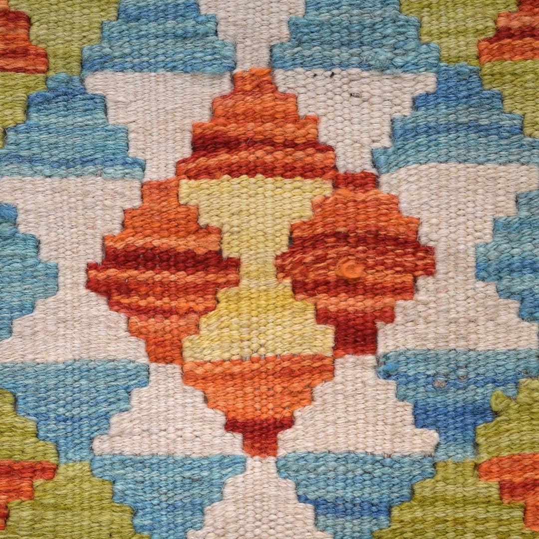 Short Chobi Kilim Runner 2' 2" x 6' 3" - No. AL75458