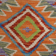 Hand Knotted Afghan Style Kilim Runner 2' 5" x 6' 2" - No. AL49430