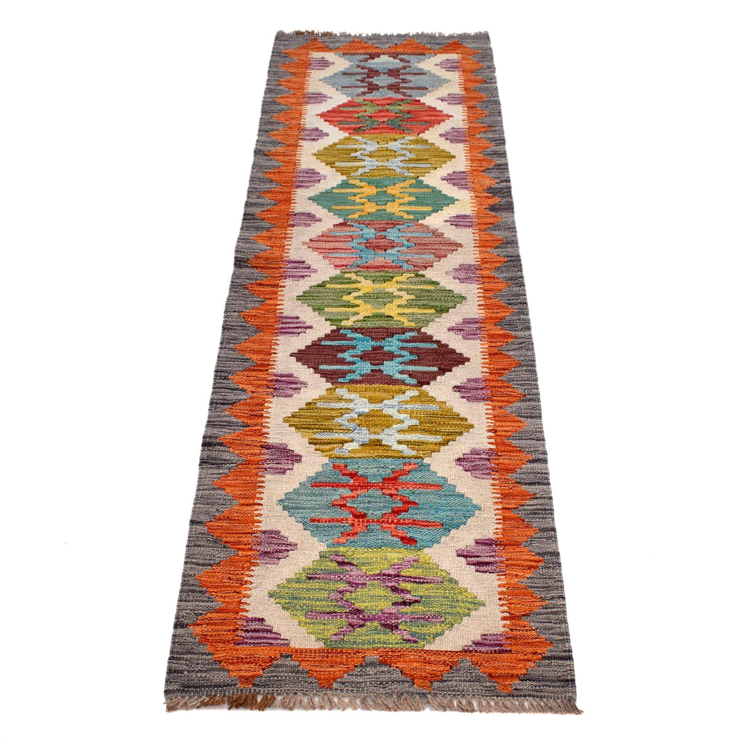 Handmade Vegetable Kilim Runner 2' 1" x 6' 5" - No. AL79526