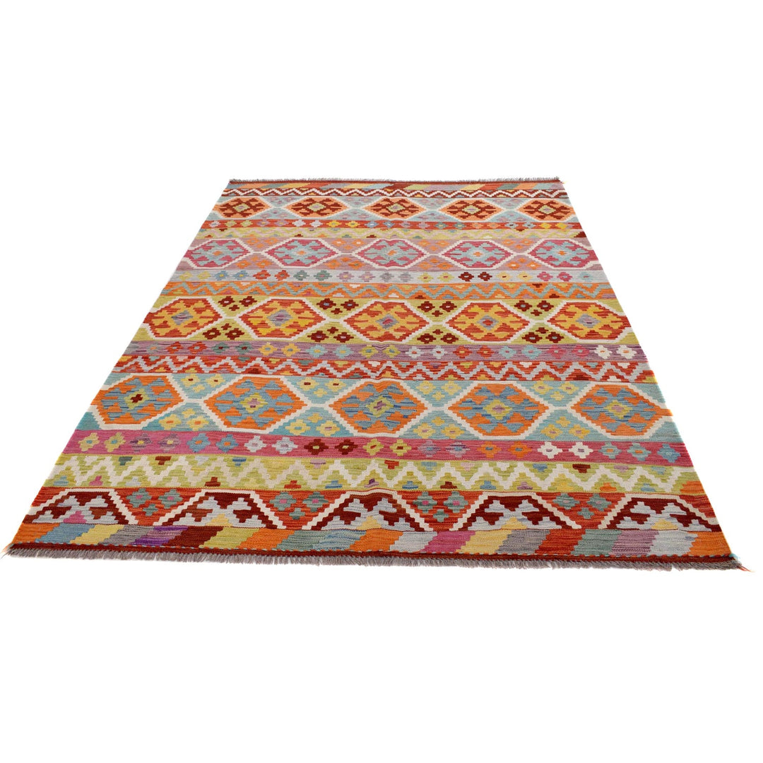 Medium Size Chobi Kilim 5' 9" x 8' 4" - No. AL52711