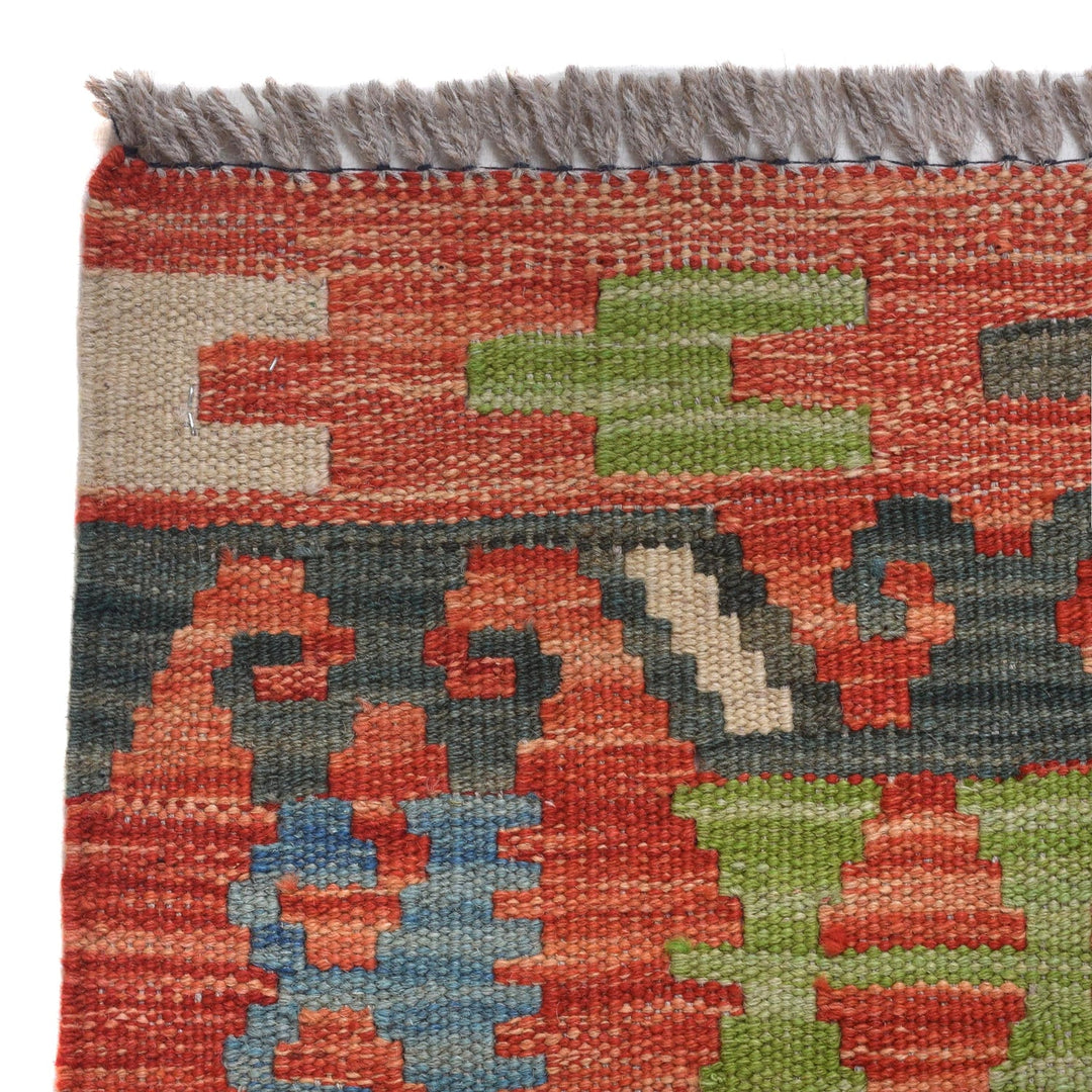 Handmade Vegetable Kelim 6' 7" x 9' 9" - No. AL61432