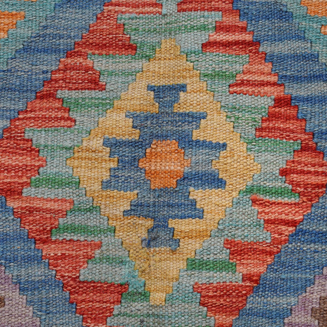 Handmade Vegetable Kelim 6' 7" x 9' 9" - No. AL61432