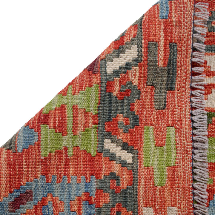 Handmade Vegetable Kelim 6' 7" x 9' 9" - No. AL61432