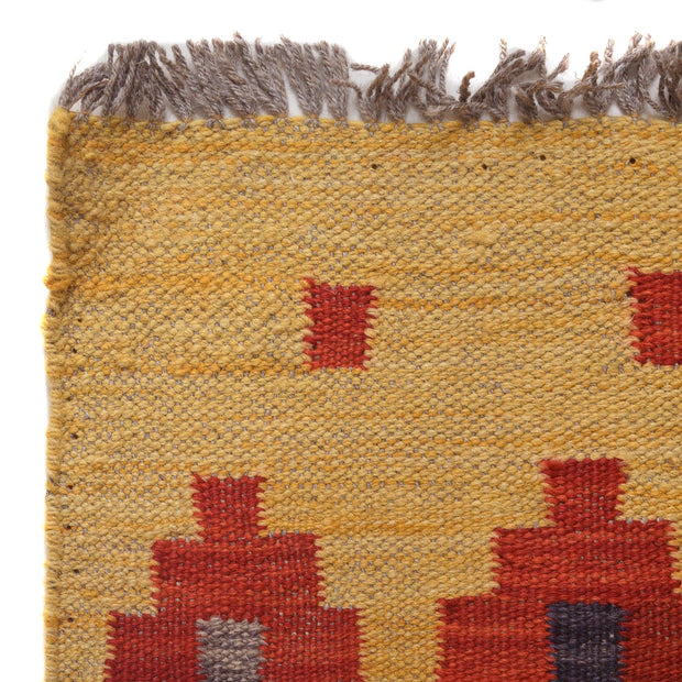 Hand Knotted Flatweave Kilim Runner 1' 10" x 6' 4" - No. AL80120