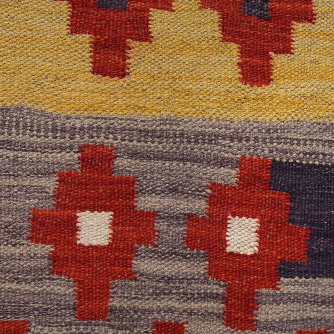 Hand Knotted Flatweave Kilim Runner 1' 10" x 6' 4" - No. AL80120