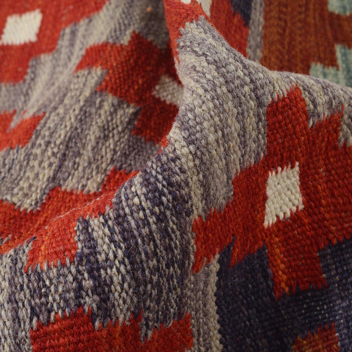 Hand Knotted Flatweave Kilim Runner 1' 10" x 6' 4" - No. AL80120