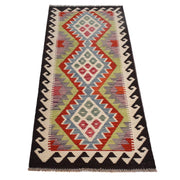 Hand Knotted Flatweave Kilim Runner 2' 3" x 5' 3" - No. AL83564