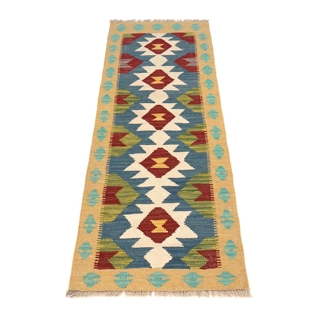 Hand Knotted Flatweave Kilim Runner 1' 8" x 4' 10" - No. AL53329