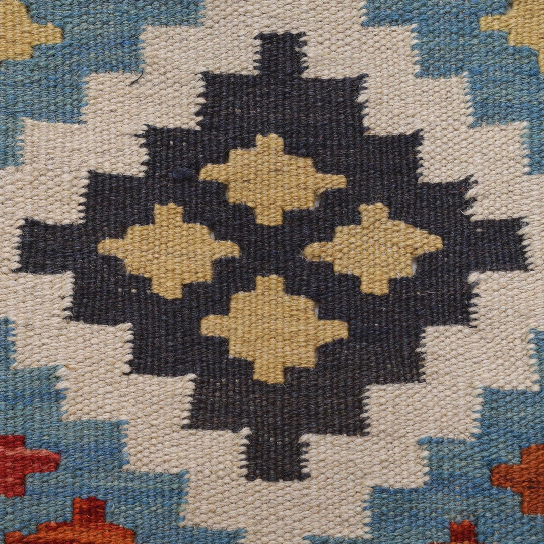 Hand Knotted Flatweave Kilim Runner 1' 7" x 4' 11" - No. AL56573