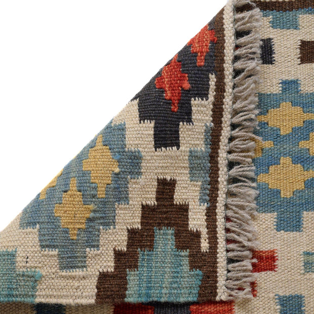 Hand Knotted Flatweave Kilim Runner 1' 7" x 4' 11" - No. AL56573