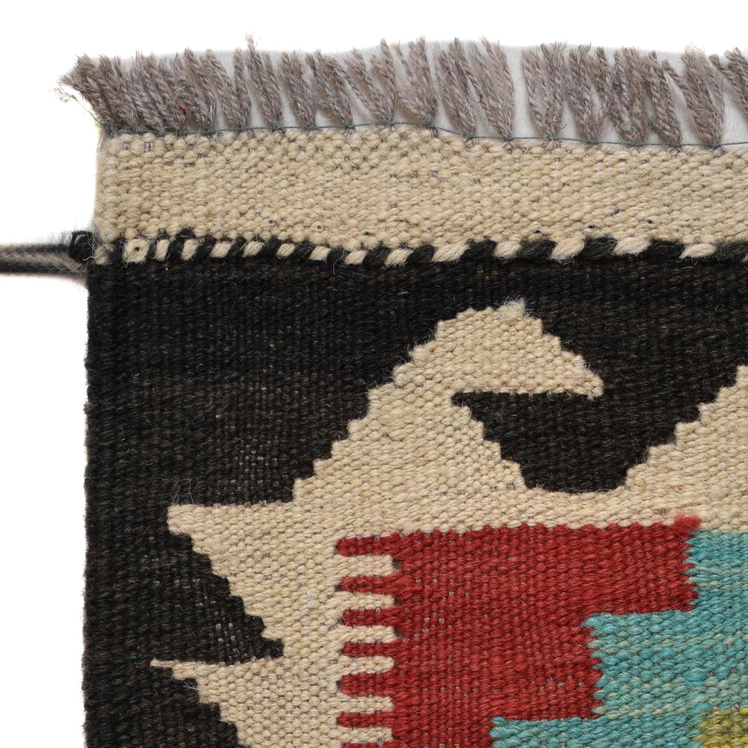 Hand Made Afghan Kilim Runner 1' 9" x 4' 11" - No. AL25181