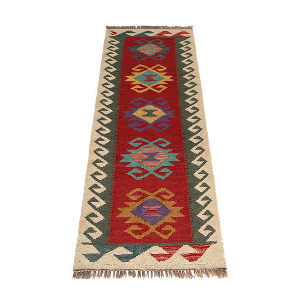 Hand Made Afghan Kilim Runner 1' 9" x 5' 2" - No. AL40871