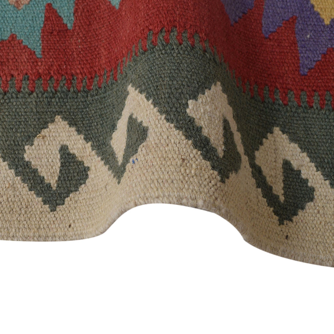 Hand Made Afghan Kilim Runner 1' 9" x 5' 2" - No. AL40871