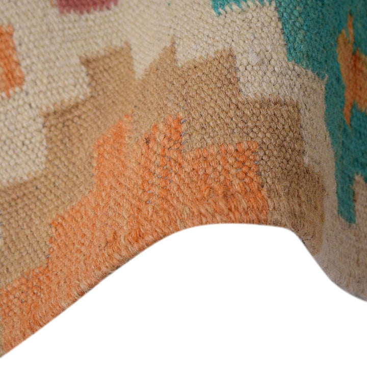 Hand Made Afghan Kilim Runner 1' 7" x 4' 9" - No. AL70001