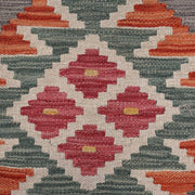 Hand Knotted Afghan Style Kilim Runner 2' 9" x 8' 0" - No. AL66167