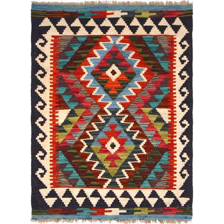 Handmade Vegetable Kilim 2' 3 x 3' 0" - No. AL44297