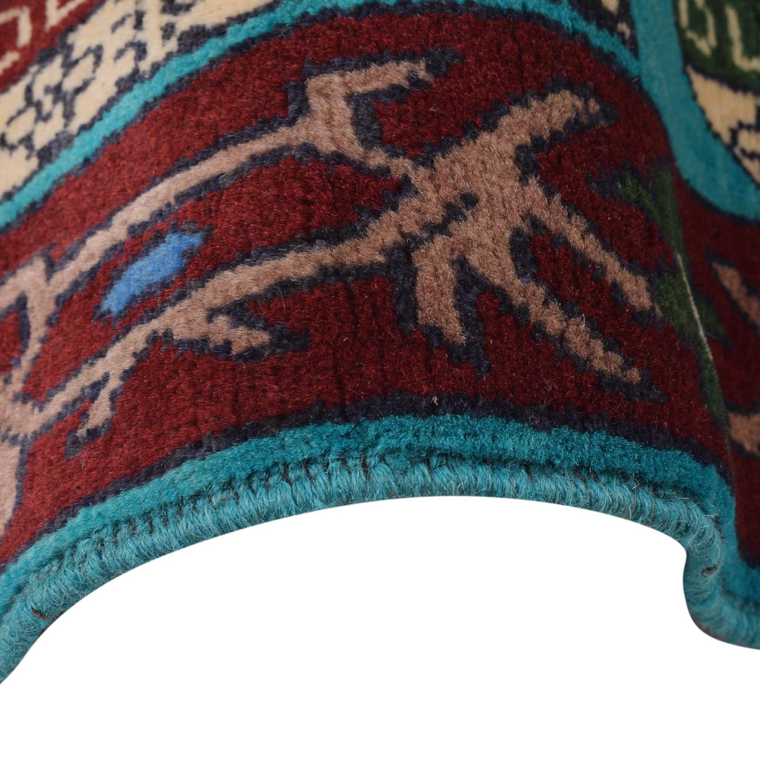 Handcrafted Afghan War Rug 4' 0" x 6' 0" - No. AL24000