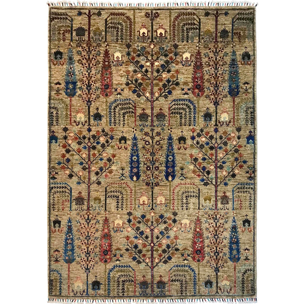 Contemporary Style Tree of Life Rug 5' 8" x 7' 11" - No. AL29383