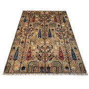 Contemporary Style Tree of Life Rug 5' 8" x 7' 11" - No. AL29383