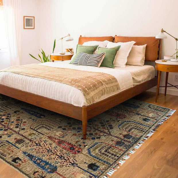 Contemporary Style Tree of Life Rug 5' 8" x 7' 11" - No. AL29383