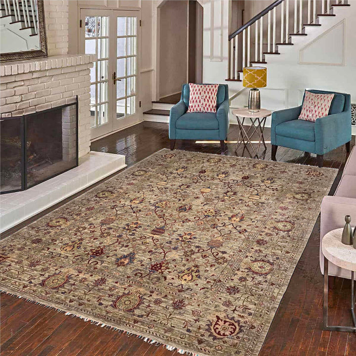 Handmade Sultani Area Rug 9' 2" x 11' 9" - No. AL18641