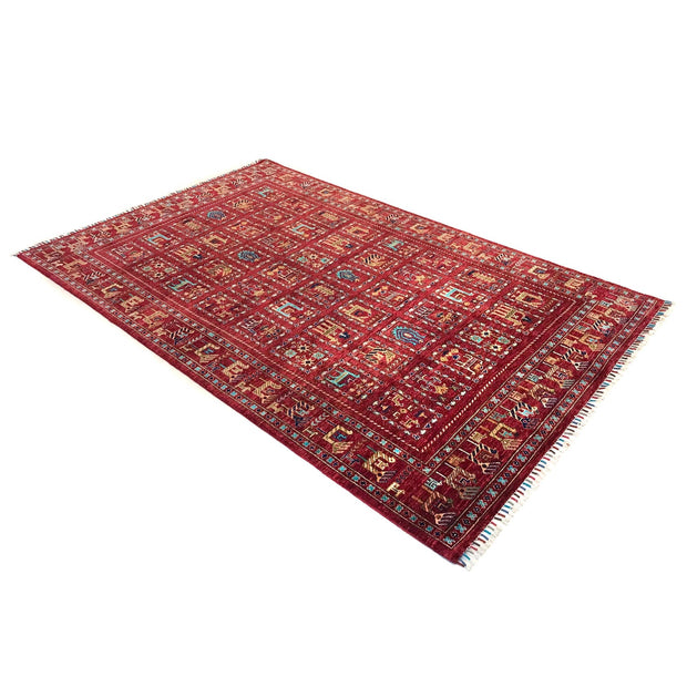 Persian Style Shikargah Rug 5' 7" x 8' 9" - No. AL49587