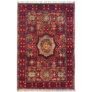 Oriental Mamluk Area Rug 3' 3" x 4' 9" - No. AL49140