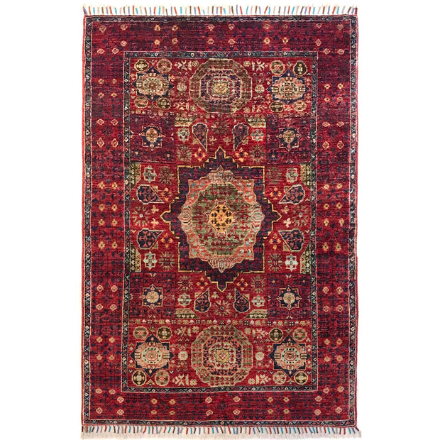 Oriental Mamluk Area Rug 3' 3" x 4' 9" - No. AL49140