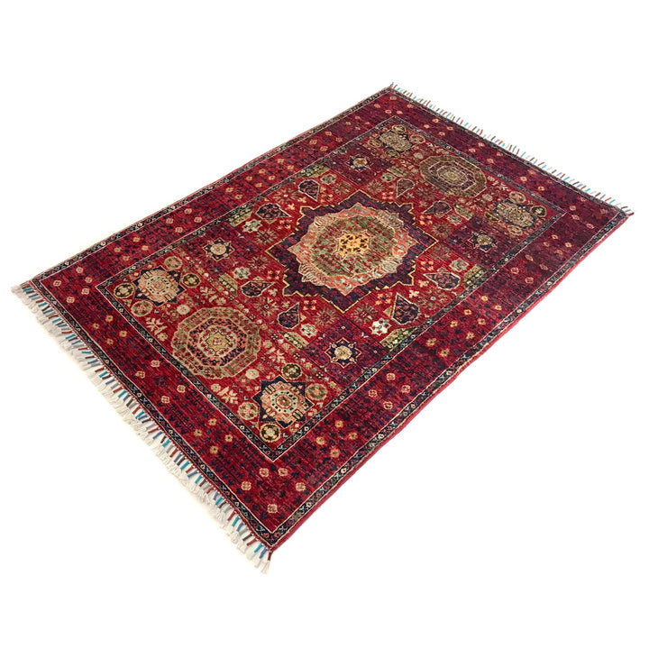 Oriental Mamluk Area Rug 3' 3" x 4' 9" - No. AL49140