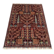 Hand Knotted Modern Tree of Life Rug 3' 5" x 5' 0" - No. AL12577
