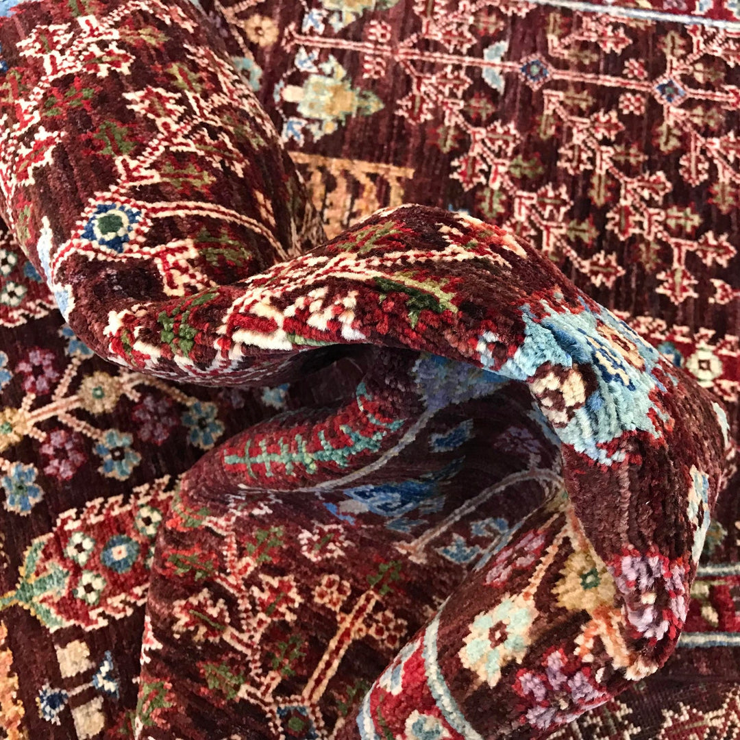 Hand Knotted Modern Tree of Life Rug 3' 5" x 5' 0" - No. AL12577