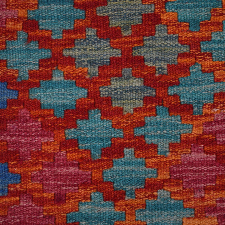 Hand Made Afghan Kilim Runner 1' 8" x 4' 9" - No. AL46914