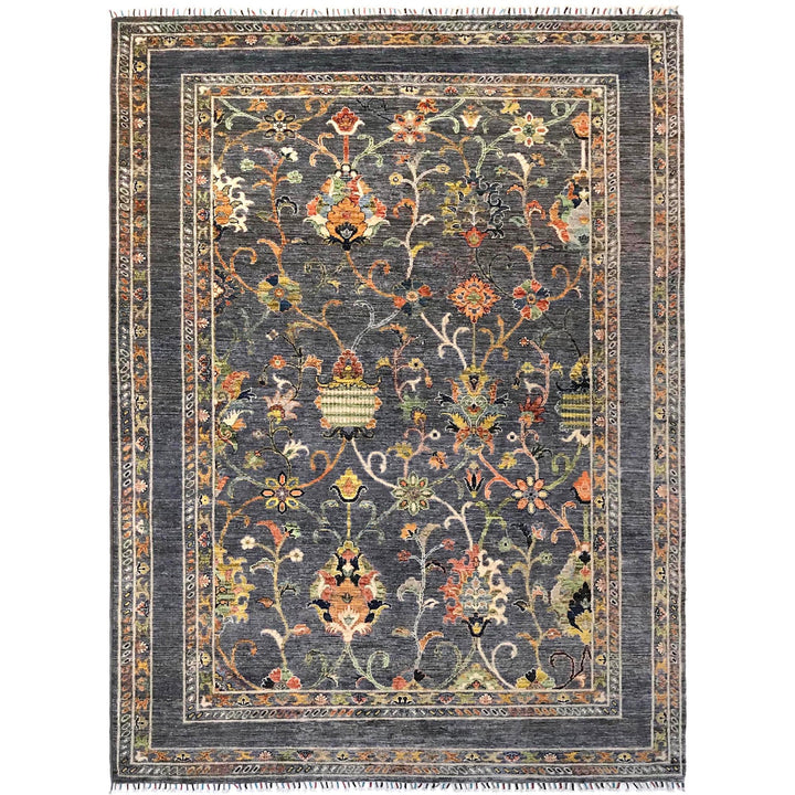 Hand Knotted Sultani Modern Rug 6' 7" x 9' 10" - No. AL22519