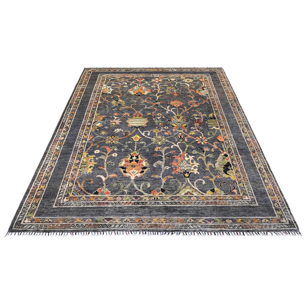 Hand Knotted Sultani Modern Rug 6' 7" x 9' 10" - No. AL22519