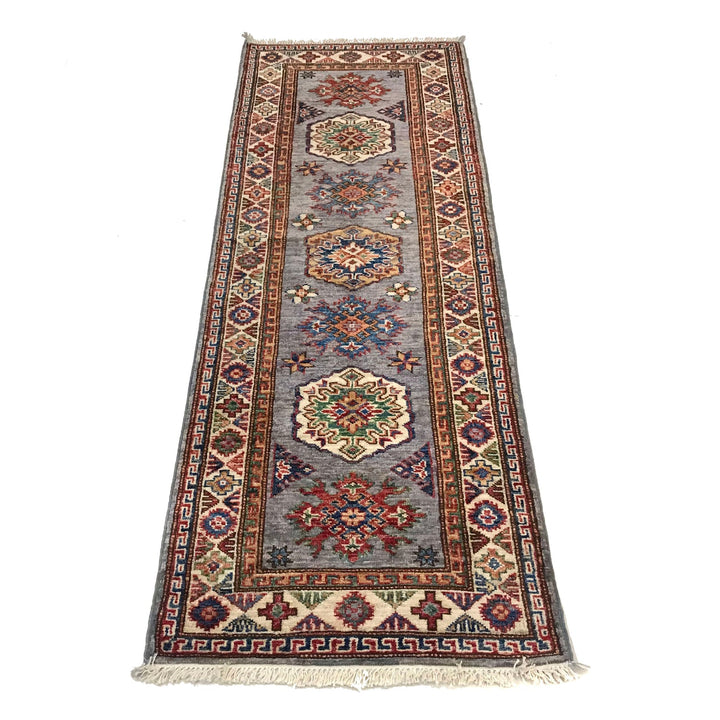 Fine Kazak Oriental Runner Rug 2' 0" x 5' 8" - No. AL10408