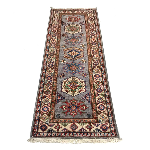 Fine Kazak Oriental Runner Rug 2' 0" x 5' 8" - No. AL10408