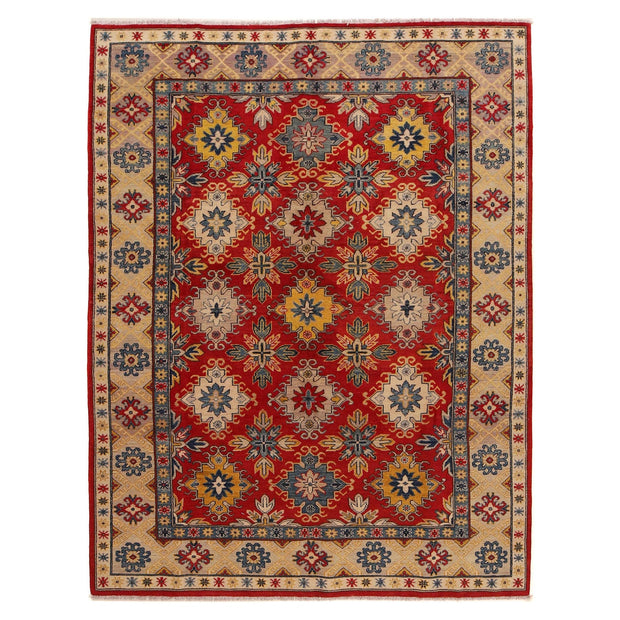 Hand knotted Kazak Rugs 6' 6" x 9' 6" - No. AL47931