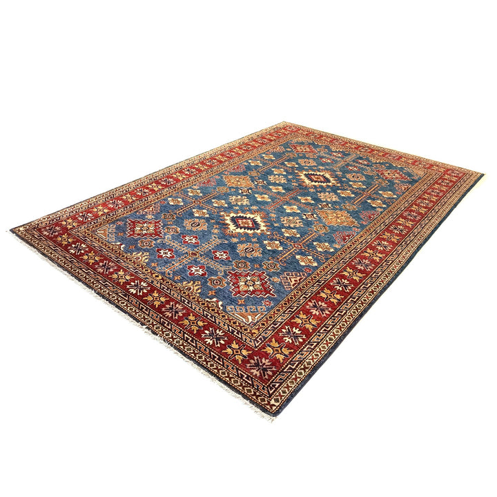 Premium Hand Knotted Kazak Rug 7' 3" x 10' 3" - No. AL38694